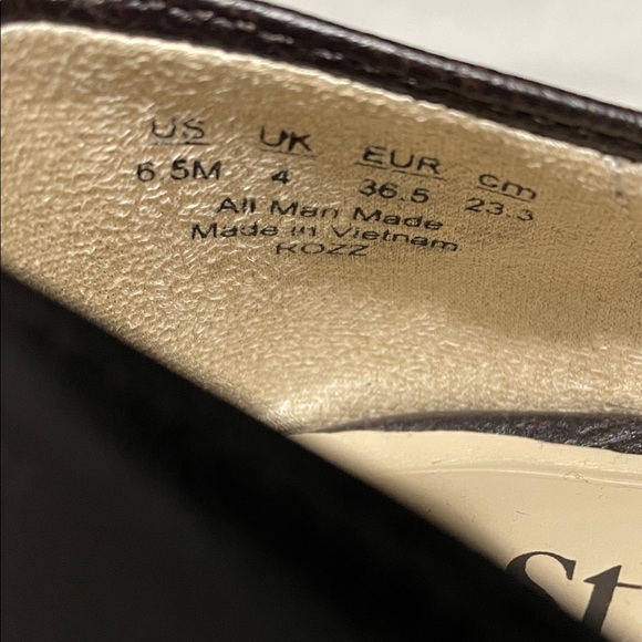 LifeStride Brown Mary Jane Heels Low Heel Pump Sz 5.5M - Picture 8 of 11